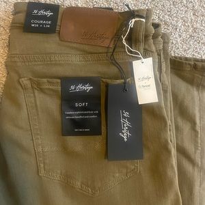 34 Heritage 5 Pocket Pants- size 35/34- Brand New